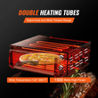 VEVOR Ηλεκτρικός Πάγκος Φούρνος Πίτσας 12&quot; 1500W Ρυθμιζόμενη θερμοκρασία 0-120 λεπτά Χρονοδιακόπτης