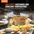 VEVOR French Fry Food Warmer Electric Strip Chip Warming Light Station Steel