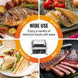 VEVOR Εμπορική σχάρα Panini Press Grill Electric Sandwich Maker Griddle Plate 9&quot;x9