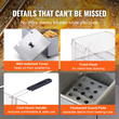 VEVOR Commercial Electric Deep Fryer Countertop Deep Fryer Διπλές αποσπώμενες δεξαμενές