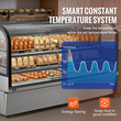 Ψυγείο VEVOR Βιτρίνα Ψυγείου Bakery Display Θήκη Ψυγείου 32 cu ft/901L 4-Tier