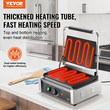 VEVOR Εμπορική σχάρα Panini Press Grill Electric Sandwich Maker Griddle Plate 14&quot;x9