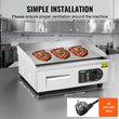 VEVOR Commercial Electric Griddle 2800 W Επίπεδη ψησταριά πάγκου 122℉-572℉