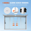 VEVOR 48&quot; L x 36&quot; W Concession Stand Παράθυρο σερβιρίσματος Food Truck Service Τέντα