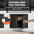 VEVOR BBQ Access Door, 788x610 mm Διπλή Πόρτα Εξωτερικής Κουζίνας, Πόρτα Ψυχρής Πλάτας Flush Mount, Επιτοίχια Κατακόρυφη Πόρτα με χερούλια, για BBQ Island, Ψητοπωλείο, Εξωτερικό ντουλάπι