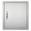 VEVOR BBQ Access Door, 457x508 mm Μονή εξωτερική πόρτα κουζίνας, ανοξείδωτη πόρτα χωνευτή, τοίχος κάθετη πόρτα με λαβή και γάντζο, για BBQ Island, Ψητοπωλείο, Εξωτερικό ντουλάπι