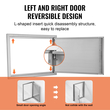 VEVOR BBQ Access Door, 685x508 mm Μονή Πόρτα Κουζίνας, Εξωτερική Πόρτα από Ανοξείδωτο Ατσάλι, Πόρτα με Χειρολαβή, Κάθετη Πόρτα με Χερούλι, για BBQ Island, Ψητοπωλείο, Εξωτερικό ντουλάπι