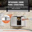VEVOR BBQ Access Door, 710x482 mm Διπλή Πόρτα Εξωτερικής Κουζίνας, Πόρτα από ανοξείδωτο ατσάλι Flush Mount, Επιτοίχια Κατακόρυφη Πόρτα με Χειρολαβές, για BBQ Island, Ψητοπωλείο, Εξωτερικό ντουλάπι