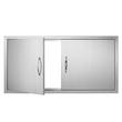 VEVOR 1067x534 mm BBQ Island Access Πόρτα Εξωτερική Πόρτα Κουζίνας από ανοξείδωτο χάλυβα