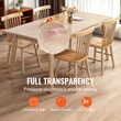 VEVOR Clear Protector Cover Table, 12&quot; x 24&quot;/306 x 614 mm Κάλυμμα τραπεζιού, Πλαστικό τραπεζομάντιλο PVC πάχους 1,5 mm, Αδιάβροχο προστατευτικό επιφάνειας εργασίας για γραφείο, τραπεζάκι σαλονιού, τραπέζι τραπεζαρίας