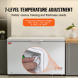 VEVOR Chest Freezer 12,8 cu.ft / 345 L Μεγάλη κατάψυξη &amp; 4 αφαιρούμενα καλάθια