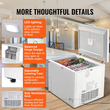 VEVOR Chest Freezer 12,8 cu.ft / 345 L Μεγάλη κατάψυξη &amp; 4 αφαιρούμενα καλάθια