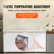 VEVOR Chest Freezer 17,2 cu.ft / 488 L Large Deep Freezer &amp; 4 αφαιρούμενα καλάθια