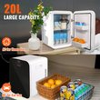 Μίνι Ψυγείο VEVOR, Προσωπικό Ψυγείο 20L/22 Κουτιά, Φορητό θερμοηλεκτρικό ψυγείο και θερμότερα ψυγεία AC/DC, Ψυγείο περιποίησης δέρματος για ποτά, σνακ, σπίτι, γραφείο και αυτοκίνητο, με λίστα CE (Μαύρο)