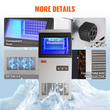 VEVOR Commercial Ice Maker Ανεξάρτητη Μηχανή Ντουλάπας 100lbs/24H 45 Ice Cubes
