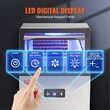 VEVOR Commercial Ice Maker Ανεξάρτητη Μηχανή Ντουλάπας 120lbs/24H 50 Ice Cubes