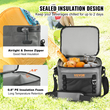 Τσάντα VEVOR Soft Cooler, 24 κονσέρβες τσάντα ψύξης μαλακής όψης στεγανή με φερμουάρ, αδιάβροχη μονωμένη τσάντα μαλακού ψυγείου, ελαφρύ &amp; φορητό πτυσσόμενο ψυγείο για παραλία, πεζοπορία, πικνίκ, κάμπινγκ, ταξίδια