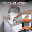 Παγωτομηχανή VEVOR Soft Serve Παγωτομηχανή 10L/H Yield Single Flavor Πάγκος