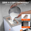 Παγωτομηχανή VEVOR Soft Serve Παγωτομηχανή 10L/H Yield Single Flavor Πάγκος