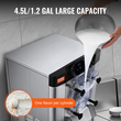VEVOR Commercial Hard Serve Ice Cream Maker 12 L/H Yield Single Flavor