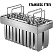 Καλούπια παγωτού VEVOR Stainless Steel 304 Καλούπια από ανοξείδωτο ατσάλι, 20 τεμ.