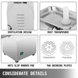 VEVOR Ηλεκτρικός Μύλος Κρεατομηχανής 850W Μηχανή κιμά 190 r/min Λουκάνικο Εμπορικό από ανοξείδωτο ατσάλι Μηχάνημα λείανσης τροφίμων Ηλεκτρικό μηχάνημα κιμά για εργαλείο οικιακής κουζίνας