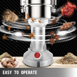 VEVOR Electric Grain Grinder 0,77 LBS Grain Grinder Mill 2000W Powder Machine Flour Mill Grinder Electric Grain Grinder for Herb Pulverizer Μηχανή λείανσης από ανοξείδωτο χάλυβα ποιότητας τροφίμων για σιτηρά