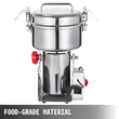 VEVOR Electric Grain Grinder 750g Grain Grinder Mill 2500W Powder Machine Flour Mill Grinder Electric Grain Mill Grinder for Herb Pulverizer Μηχανή λείανσης από ανοξείδωτο χάλυβα ποιότητας τροφίμων για σιτηρά