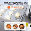 VEVOR Electric Dough Divider 20PCS Automatic Dough Cutter Bread Maker for Bakery