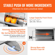 VEVOR Electric Vegetable Slicer, 0-0,5&quot;/0-12mm Thickness Adjustable Commercial Slicer Machine, Μετατρέψιμο σε χειροκίνητο, Μηχάνημα κοπής τροφίμων από ανοξείδωτο χάλυβα, για πατάτες, λεμόνι, ντομάτα, μήλο