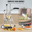 VEVOR Εμπορικός κόφτης λαχανικών φρούτων 3/8″ Blade Heavy Duty Professional Food Dicer Kattex French Fry Cutter Κόφτης κρεμμυδιού από ανοξείδωτο χάλυβα για πιπεριές ντομάτας Μανιτάρι πατάτας, ρολό