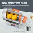 VEVOR Manual Vegetable Fruit Slicer, 0-0,5&quot;/0-12mm Thickness Adjustable Commercial Slicer Machine, Ανοξείδωτο ατσάλι Κόφτης Τροφίμων Μηχάνημα κοπής σε φέτες με 2 Ανταλλακτικές Λεπίδες, για πατάτα, αγγούρι, λεμόνι, ντομάτα