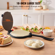 Πρέσα τορτίγιας VEVOR, Πρέσα τορτίγιας και Roti 10 ιντσών, Πρέσα Tortilladora Heavy Duty από χυτοσίδηρο, Pre-seasoned Pataconera Maker με 100 τμχ χαρτί περγαμηνής, Συσκευή ζύμης για τορτίγια αλευριού, Tawa, ασήμι