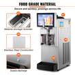 VEVOR 8L / 2,1 Gal Single Bowl Εμπορική μηχανή Slushy Μαργαρίτα Smoothie Κατεψυγμένο ποτό