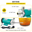 VEVOR Magnetic Beer Pump with Food MP-15RP Grade Well Pump Ανοξείδωτο ατσάλι με κεφαλή Magnetic Drive Αντλία μπύρας με μαγνητική αντλία μπύρας υψηλής θερμοκρασίας