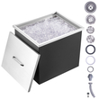 VEVOR Drop in Ice Chest, 21&quot;L x 17&quot;Π x 18&quot;H Ψύκτη από ανοξείδωτο ατσάλι, Επαγγελματικός Κάδος πάγου με Κάλυμμα, 40 qt εξωτερικής κουζίνας Ice Bar, σωλήνας αποστράγγισης και βύσμα αποστράγγισης, για Cold Wine Beer