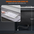 VEVOR Drop in Ice Chest, 22&quot;L x 17&quot;W x 12&quot;H Ψύκτη πάγου από ανοξείδωτο ατσάλι, Επαγγελματικός Κάδος πάγου με κάλυμμα, 40 qt Ice Bar εξωτερικής κουζίνας, σωλήνας αποστράγγισης και βύσμα αποστράγγισης, για Cold Wine Beer