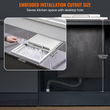 VEVOR 27&quot;x18&quot;x21&quot; Drop in Ice Chest Cooler Ice Doll από ανοξείδωτο ατσάλι με κάλυμμα