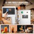 Μηχάνημα Milkshake Maker 120W Electric Milk Shaker από ανοξείδωτο ατσάλι Εμπορική