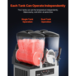 VEVOR 12Lx2 Tank Commercial Slushy Machine Margarita Smoothie Frozen Drink Maker
