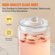 VEVOR Beverage Dispenser, 2 Gallon Dispensers Drink για πάρτι, Glass Juice Dispenser with Stainless Steel Spigot, Iced Tea Juice Water Dispenser, για εστιατόρια, ξενοδοχεία, πάρτι