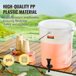 VEVOR Beverage Dispenser, 5 Gallon Dispensers Drink Dispens for Party, Plastic Juice Dispenser με Spigot και καπάκι, Iced Tea Juice Water Dispenser, για εστιατόρια, ξενοδοχεία, πάρτι