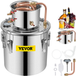 VEVOR Moonshine Still Distillery Kit 3.3Gal Water Essential Oil Distilling Kit με αντλία νερού
