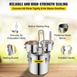 VEVOR Moonshine Still Distiller 5Gal 21L από ανοξείδωτο ατσάλι Χάλκινος σωλήνας αποστακτήρα νερού με αντλία κυκλοφορίας Home Brewing Kit Ενσωματωμένο θερμόμετρο