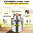 VEVOR Moonshine Still Distiller 5Gal 21L από ανοξείδωτο ατσάλι Water Distiller Copper Tube Home Kit ζυθοποιίας Ενσωματωμένο θερμόμετρο