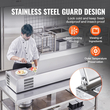 VEVOR Countertop Refrigerated Salad Pizza Prep Station 155 W Stainless Guard CE