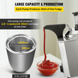 VEVOR Fudge Warmer 1 Pump Hot Cheese Pump Αντλία τυριού από ανοξείδωτο χάλυβα 30-110℃ Nacho Cheese Warmer with Heating Block Dispenser Nacho Cheese with Pump 10-30ML ανά ώρα για καυτή καραμέλα τυριού φοντάν