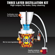 VEVOR 13 Gal 50L Water Distiller, Home Distillery Kit περιλαμβάνει σωλήνα 304 από ανοξείδωτο χάλυβα &amp; κυκλοφορητή &amp; ενσωματωμένο θερμόμετρο &amp; θύρα εξάτμισης