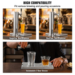 VEVOR Kegerator Δίσκος σταγόνων μπύρας 304 Δίσκοι βαρελιών από ανοξείδωτο ατσάλι με αντιολισθητικά μαξιλαράκια