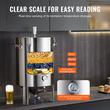 Βραστήρας VEVOR 304 από ανοξείδωτο χάλυβα, 16 GALLON Beer Brew Fermentor, Brew Bucket Fermentor for Brewing, Home Brewing Proppies with Base, Bottle Stock Pot περιλαμβάνει καπάκι, λαβή, βαλβίδα, στόμιο, θερμόμετρο